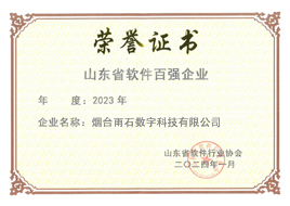 山东省软件百强企业